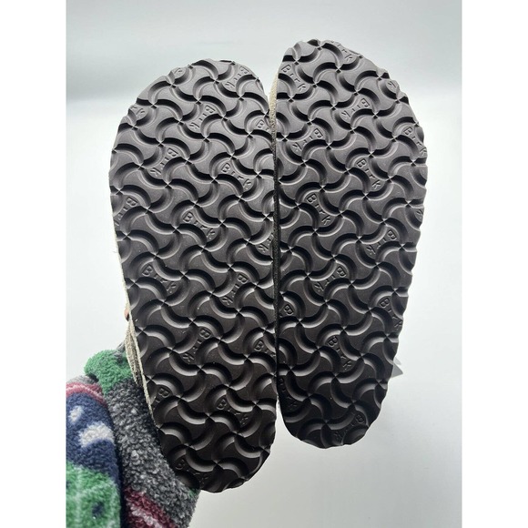 Birkenstock Boston Taupe Soft Footbed Comfort Cork Sole Slip Ons Size 6.5 - Picture 10 of 10